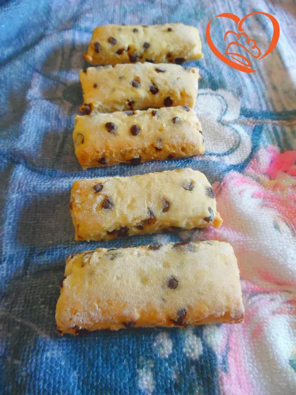 Barrette morbide con gocce di cioccolato