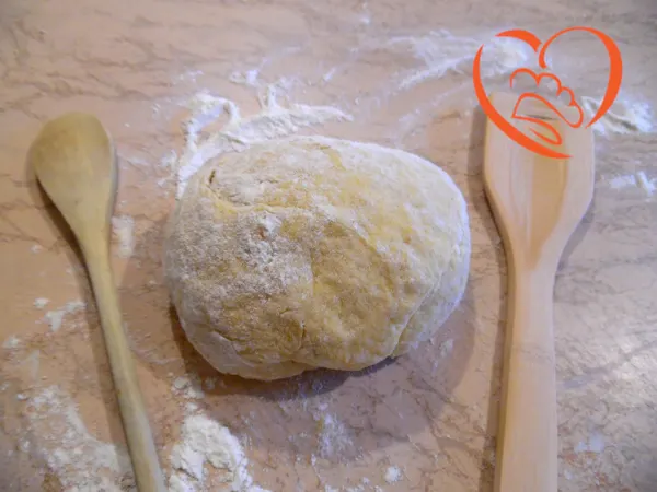 Impasto focaccia alta con farina di ceci