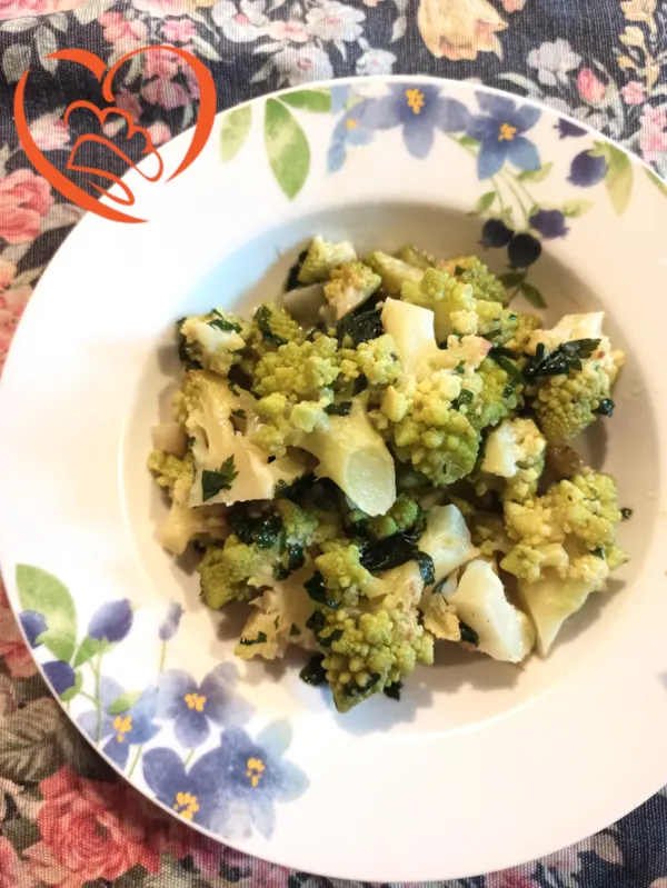Broccolo romanesco in padella