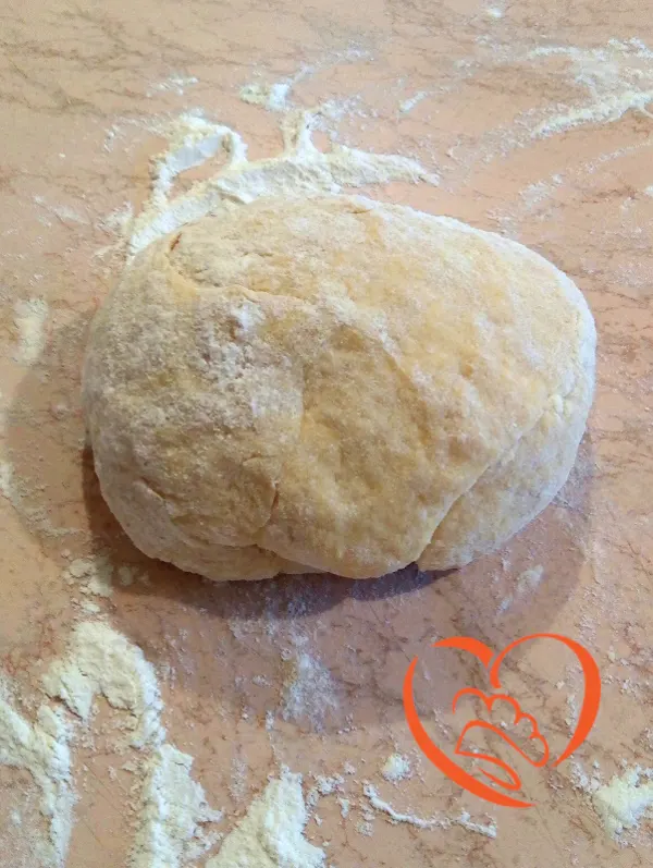 Impasto pane "rapido" con farina di ceci