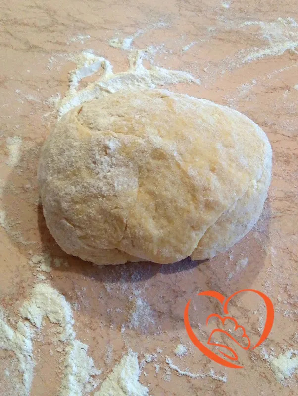 Impasto pane "rapido" con farina di ceci