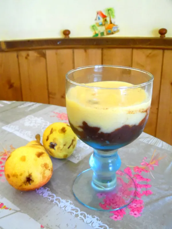 Budino bicolore (o marmorizzato) cioccolato e vaniglia
