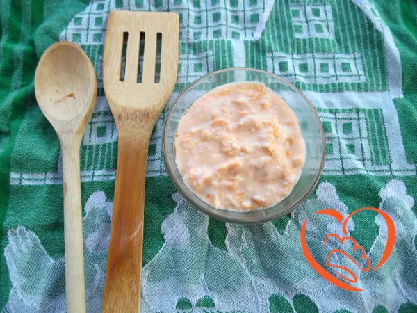Panna con salmone e gamberetti