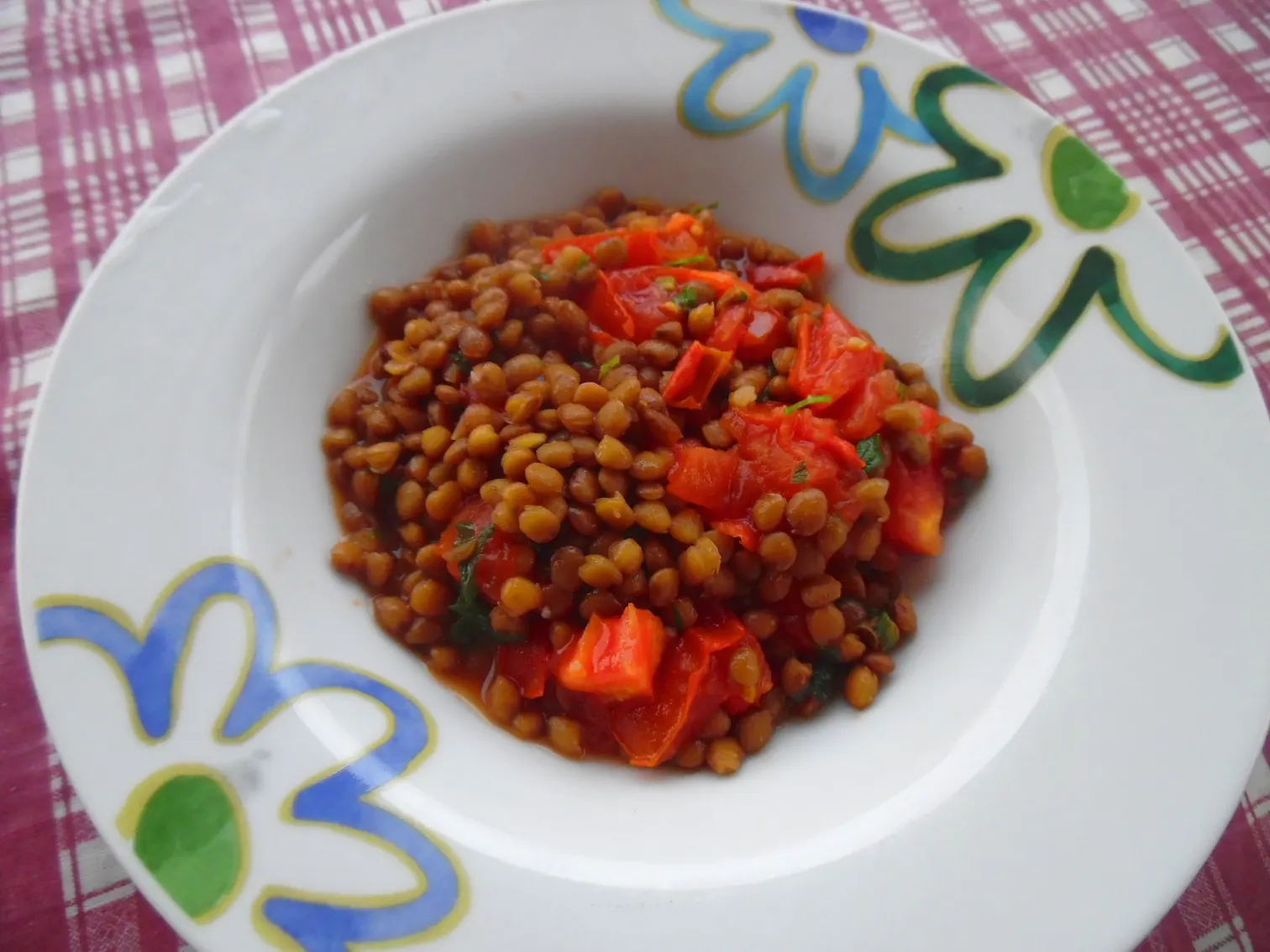 Lenticchie e pomodori