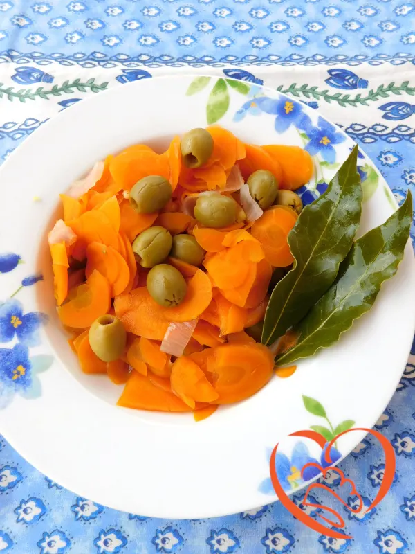Carote con olive