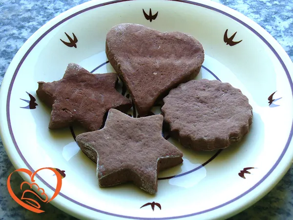 Biscotti di budino al cioccolato