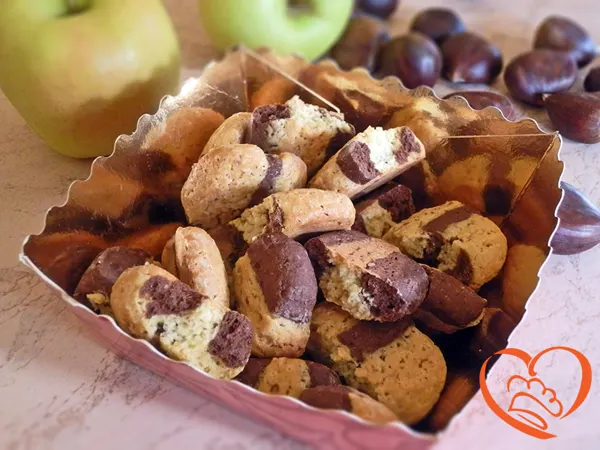Biscotti marmorizzati