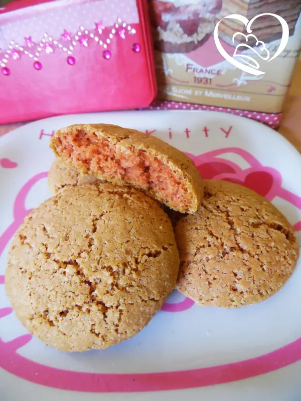 Biscotti rosa allo zenzero
