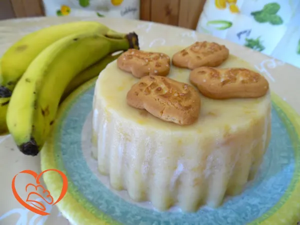 Budino alle pesche