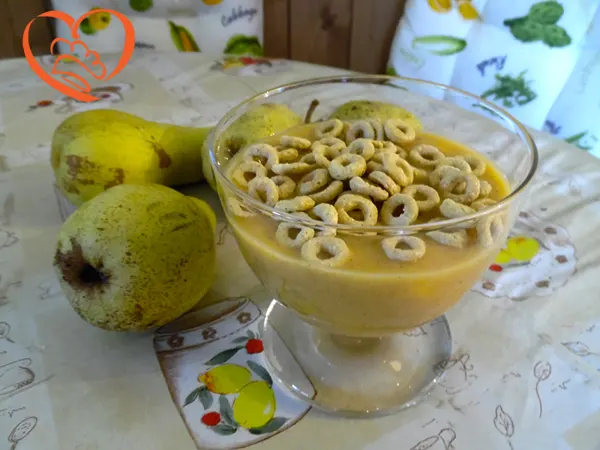 Budino di cachi mela