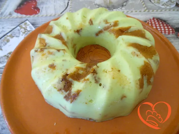 Budino al pistacchio con pandoro