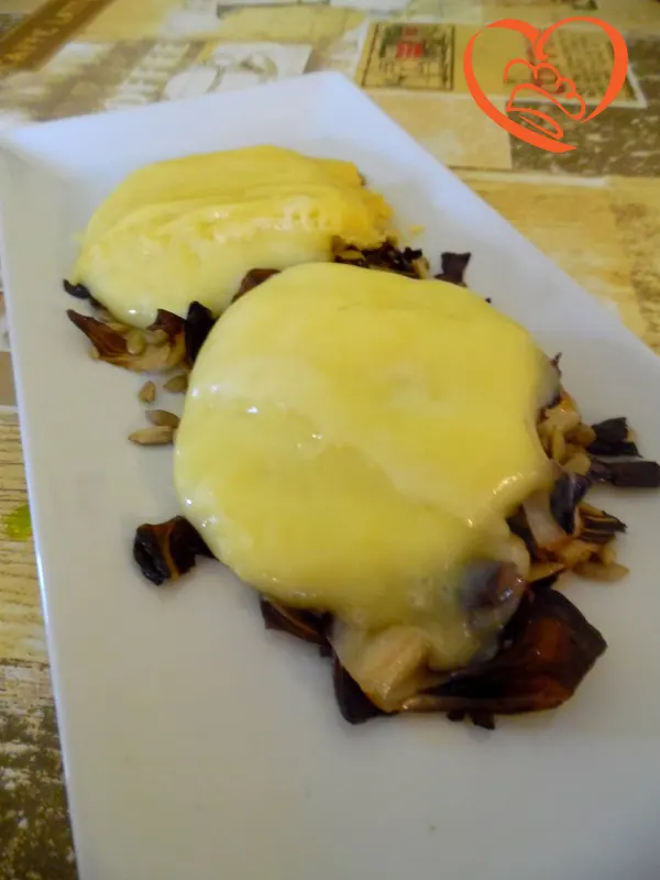 Cacio cavallo con radicchio
