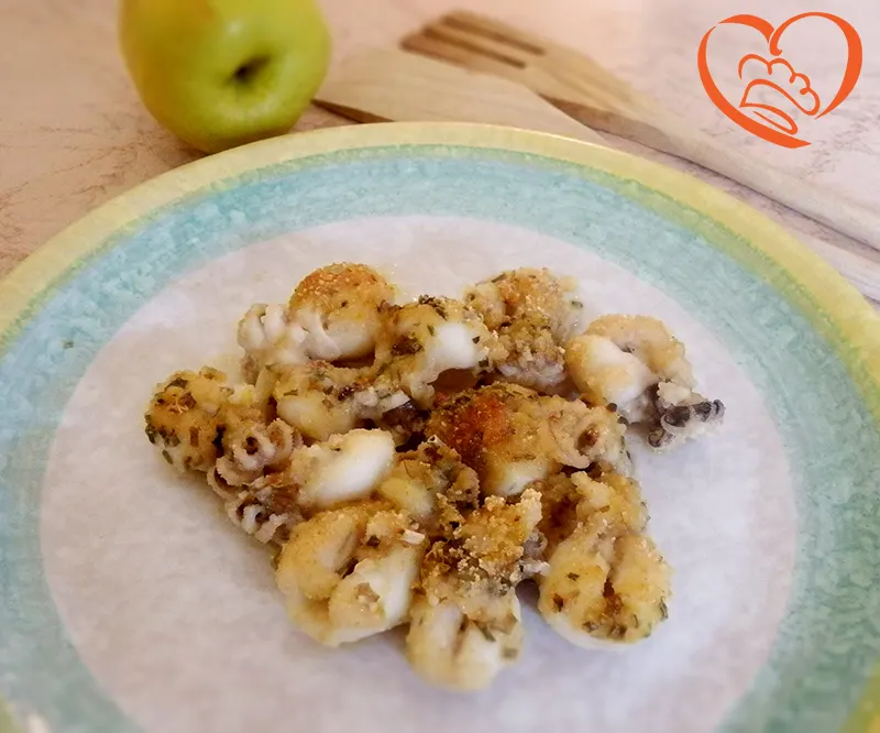 Seppioline gratinate al forno