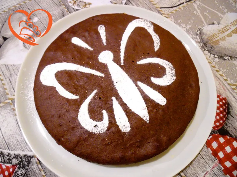 Torta caprese cioccolato e castagne