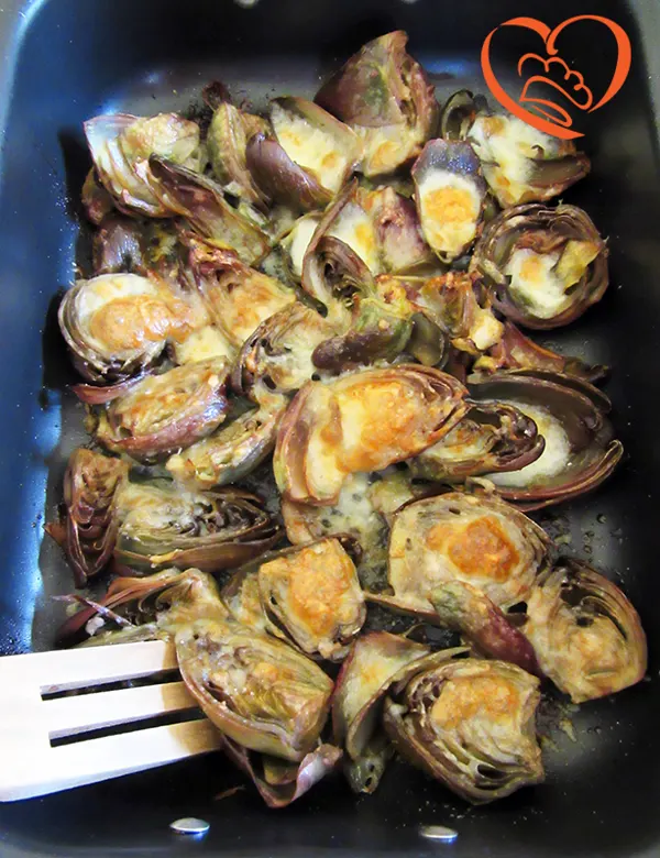 Carciofi gratinati con formaggio