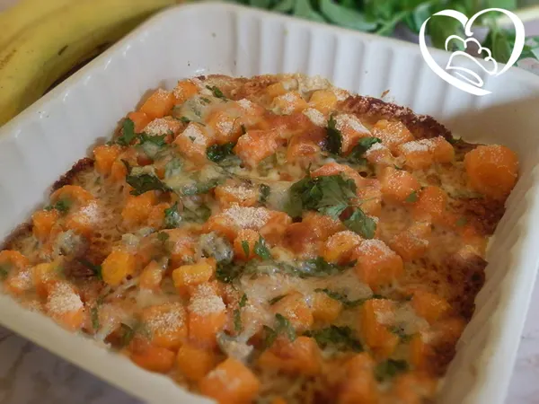 Carote gratinate con formaggio