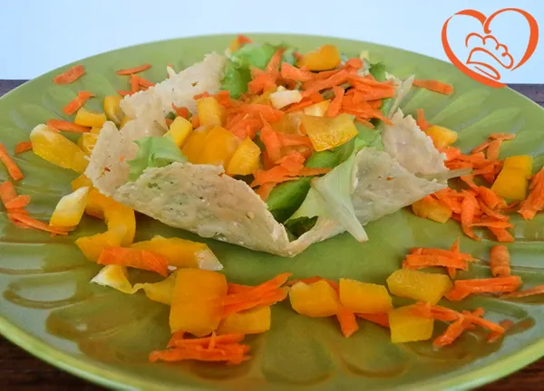 Cestino di Parmigiano con verdure