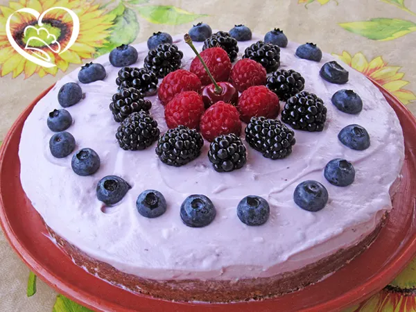 Cheesecake fredda ai frutti di bosco