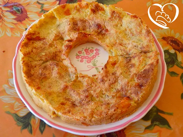 Ciambella di patate e formaggio