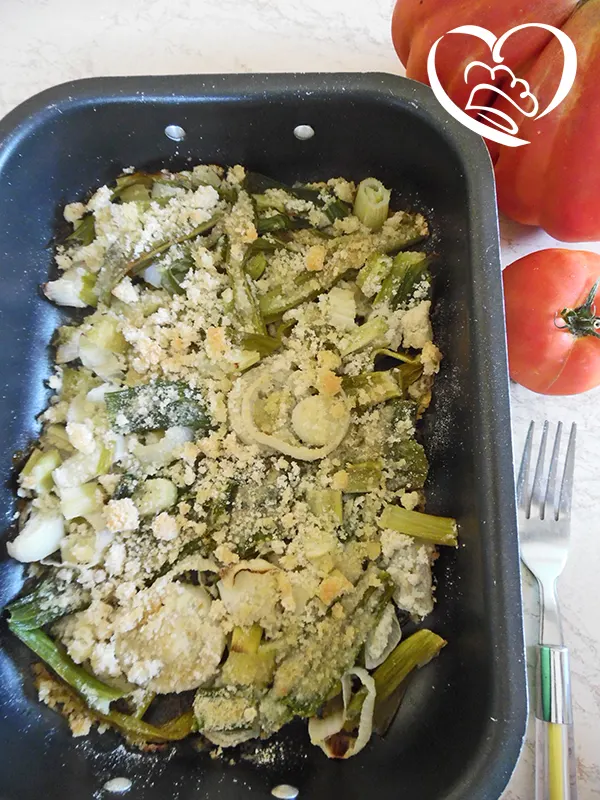 Cipollotti gratinati con pane