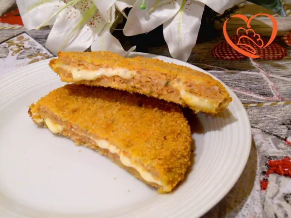Cotoletta di trota salmonata fritta
