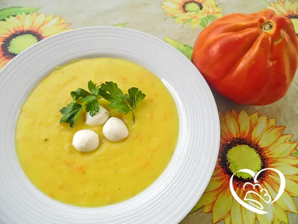 Crema di pomodorini gialli