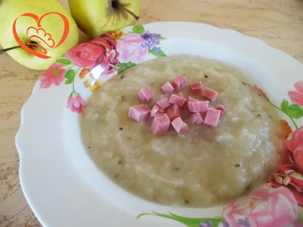 Crema di rape e prosciutto cotto
