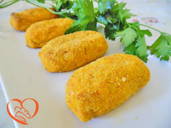 Crocchette di zucca al forno