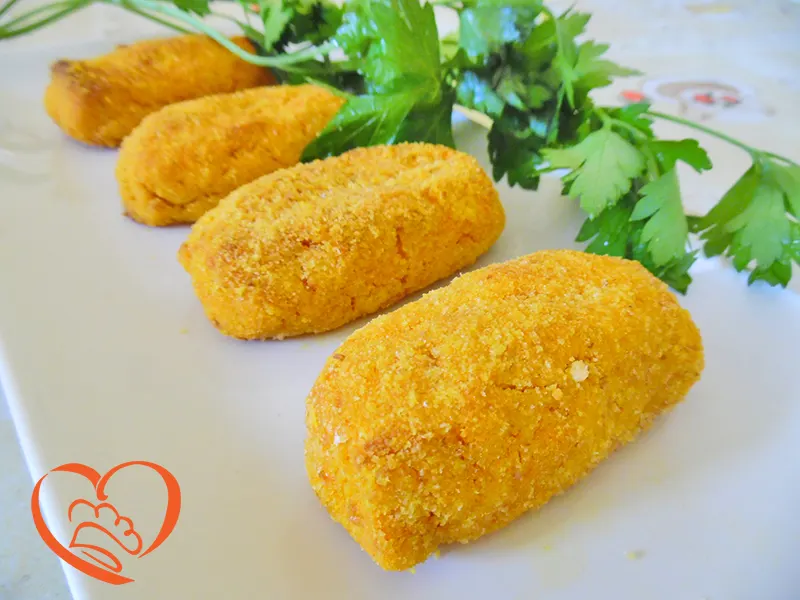 Crocchette di zucca al forno
