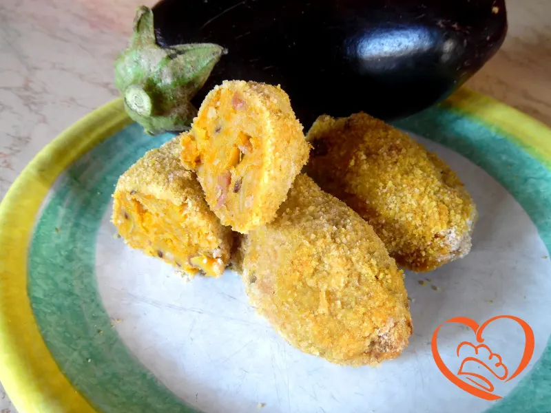 Crocchette di zucca con pancetta