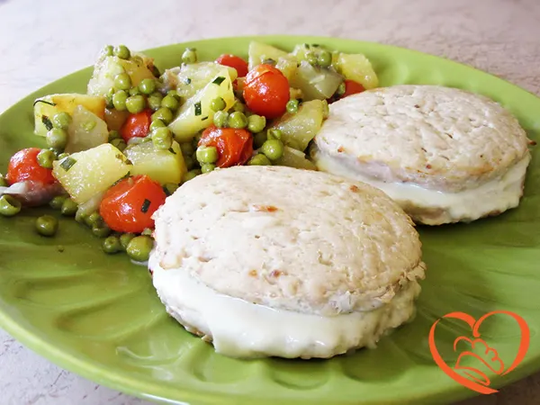 Doppio hamburger di tacchino