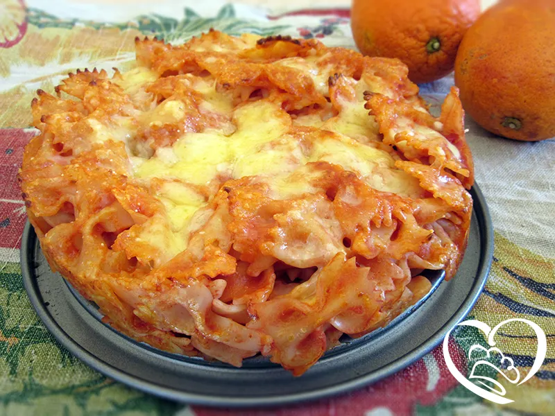 Farfalle gratinate al forno
