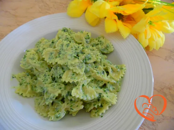 Farfalle in verde