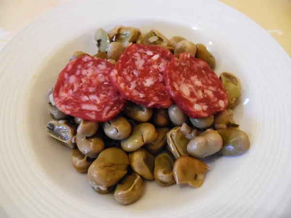 Fave e salame