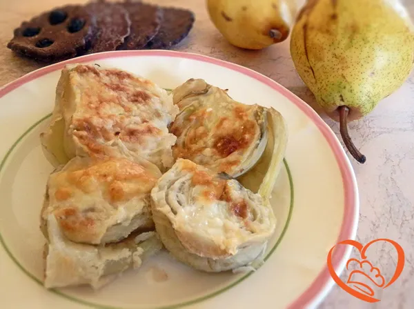 Finocchi gratinati con formaggio
