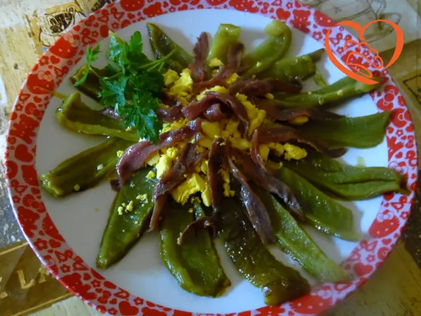 Fiore di peperoni verdi