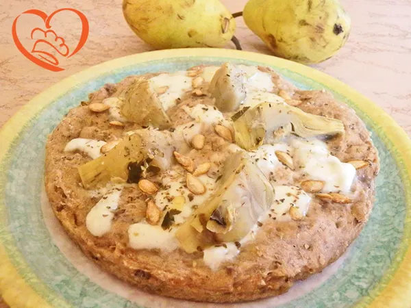 Focaccia bufala e carciofi