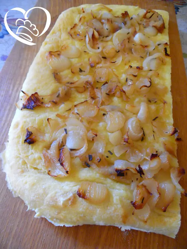 Focaccia con cipolle