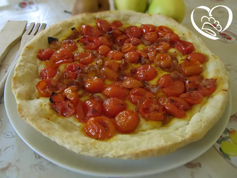 Focaccia con pomodorini