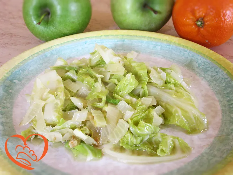 Foglie di cavolfiore in padella