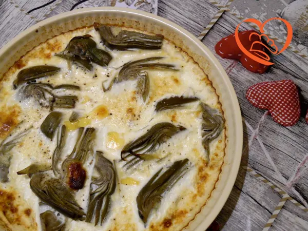 Frittata di albumi con carciofi
