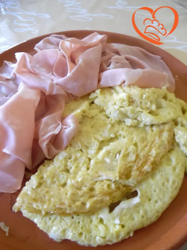 Frittata brie e mortadella