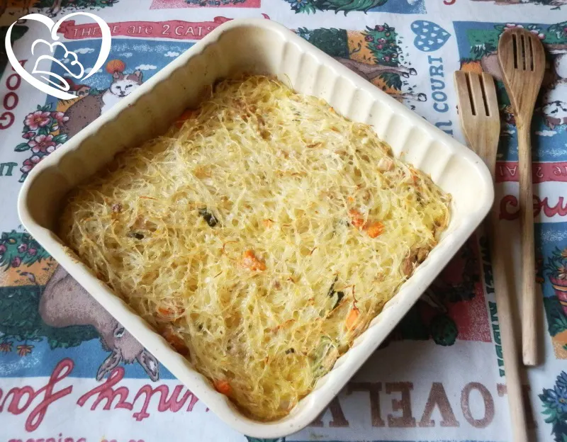 Frittata di spaghetti di riso