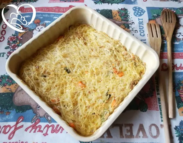 Frittata di spaghetti di riso