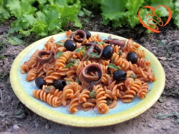 Fusilli alla mediterranea