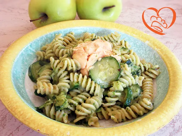 Fusilli zucchine e salmone affumicato
