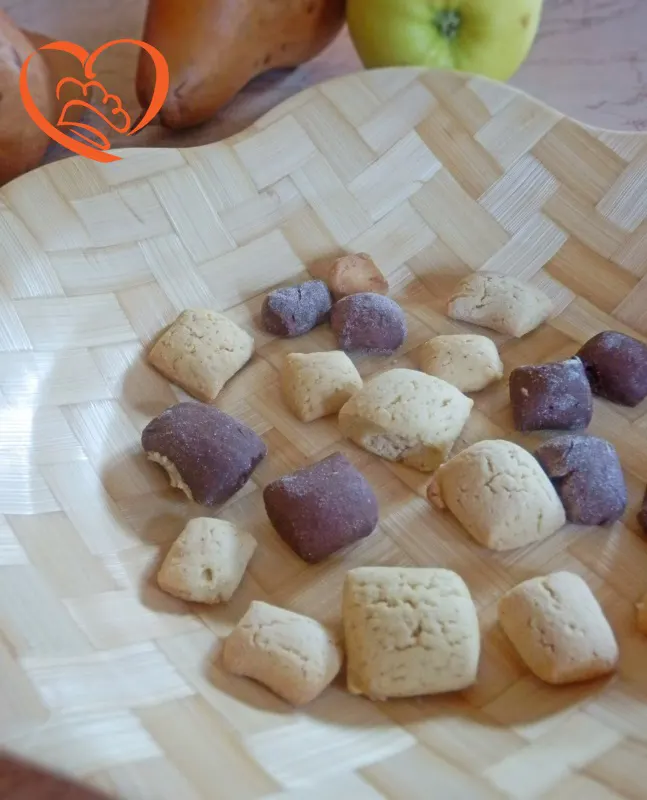 Gnocchetti dolci chiaro scuri