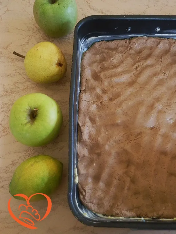 Impasto focaccia alta con farina di castagne