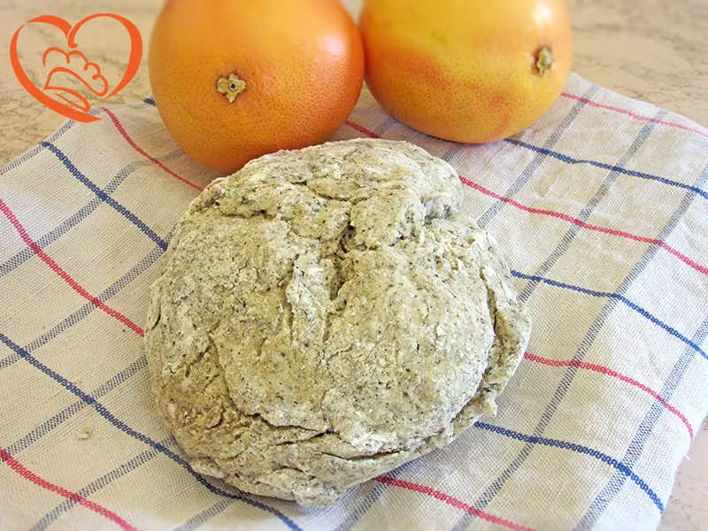 Impasto focaccia alta di grano saraceno