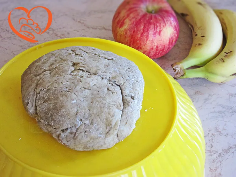 Impasto focaccia bassa con farina di segale dolce/salato